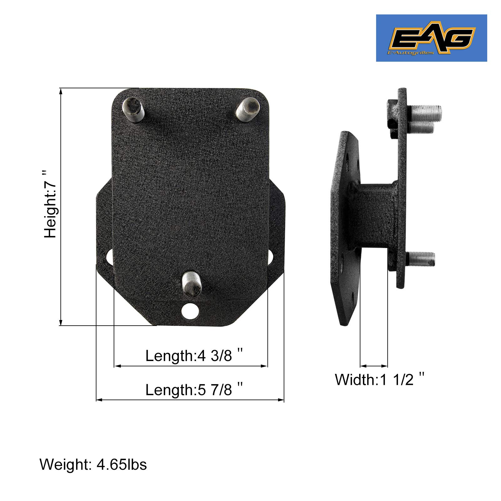 Amazon.co.jp: EAG スペアタイヤ再配置マウントブラケット 07-18