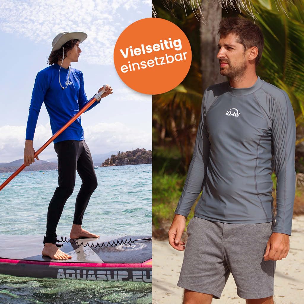 iQ-Company UV 300, Camiseta de Manga Larga con Protección UV para Hombre