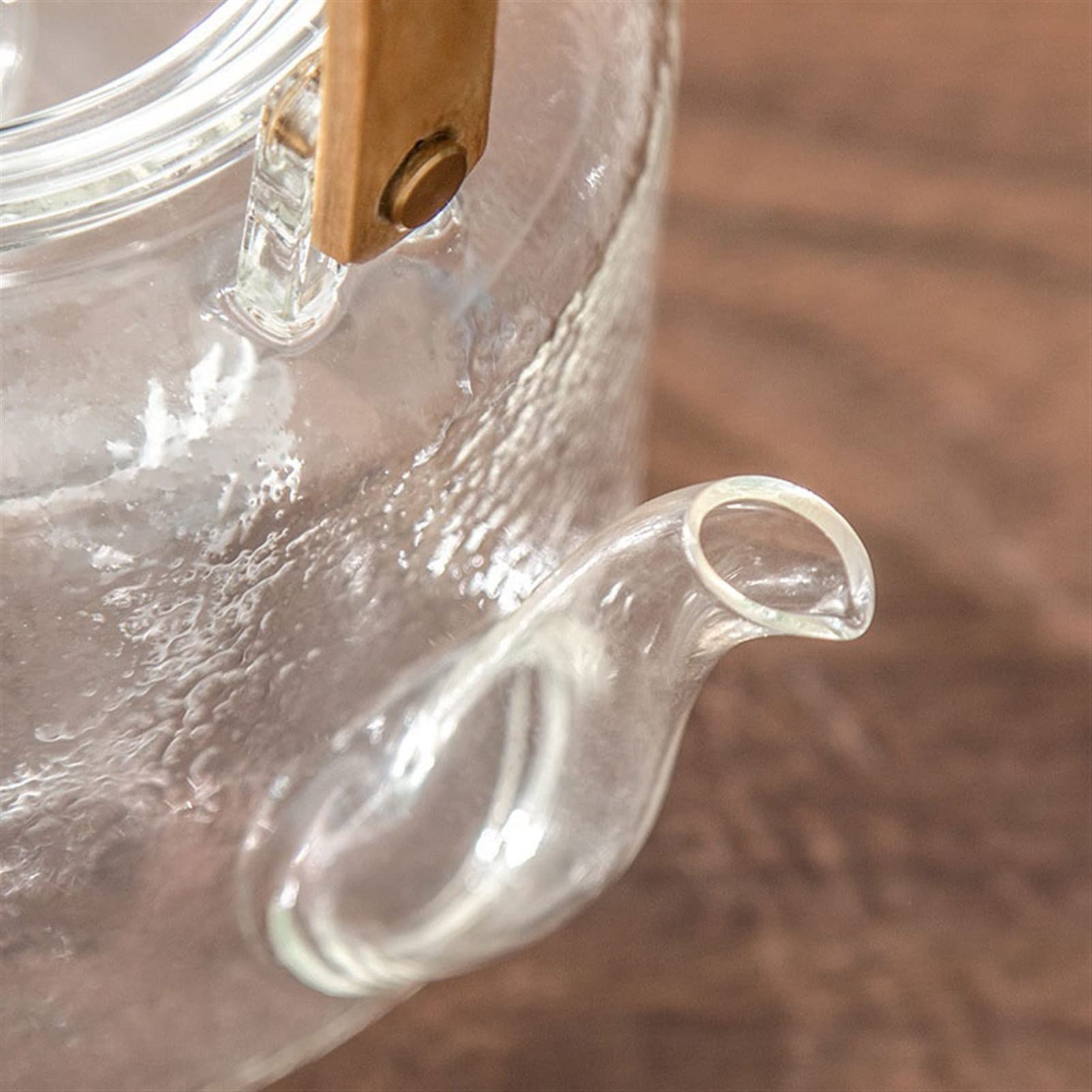 Czajnik 75 0ml Czajnik wielofunkcyjny mały herbata elektryczna elektryczna czajnik ciepło szklany szklany czajnik przezroczysty luźny czajnik liściowy Dzbanek do kawy