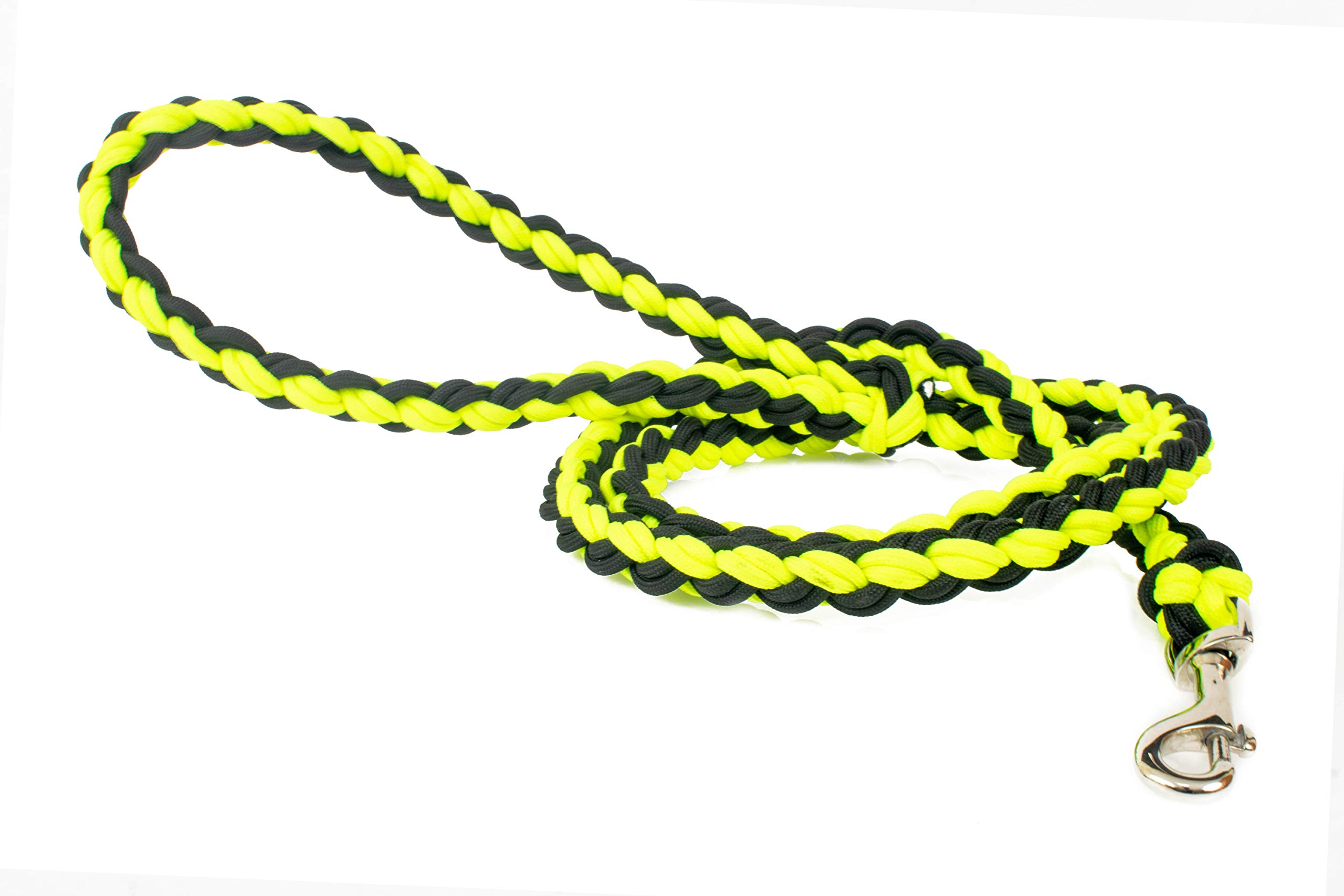 Spillbox Dog Leash for Walking Running Training, Comfortable Heavy Duty Paracord Leash 1.2M Long- (Neon Green) (B08YX2MJJZ) Amazon Price History, Amazon Price Tracker
