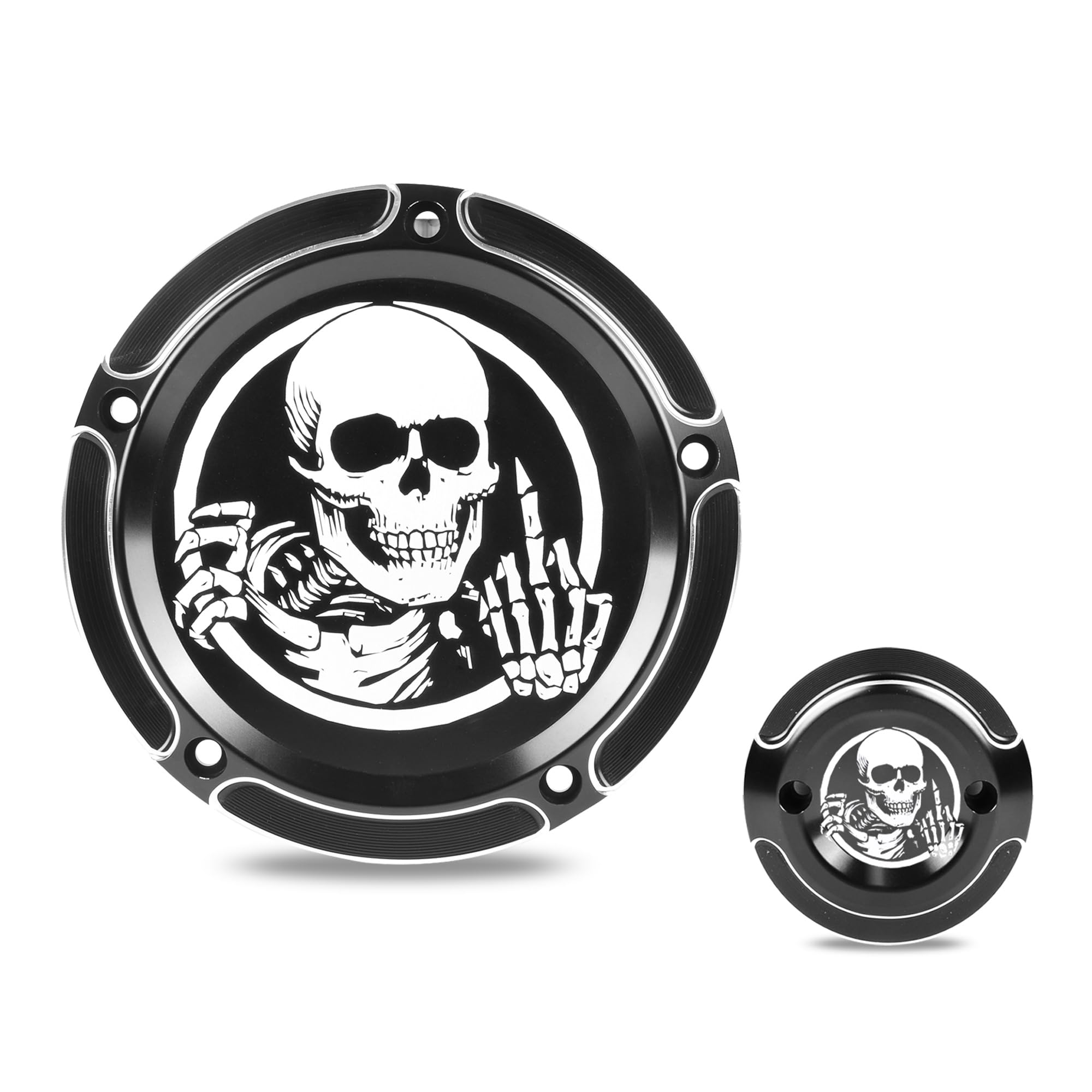 Goldfire M8 Derby Cover Timing Points Covers Timer Cover Engine Fuel Tank Door Covers Dash For H-D Touring Electra Road King Glide FLTRX 2017-2020 (