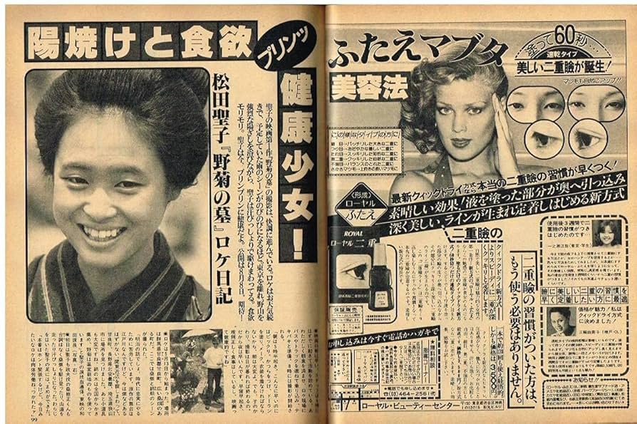 城戸真亜子　ポスター Amazon.co.jp: zM30 月刊明星 1年 昭和56年 河合奈保子 水着