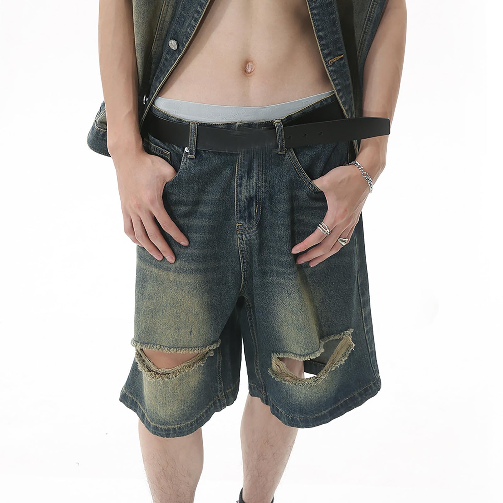 Bermuda pour homme stretch et ample style décontracté