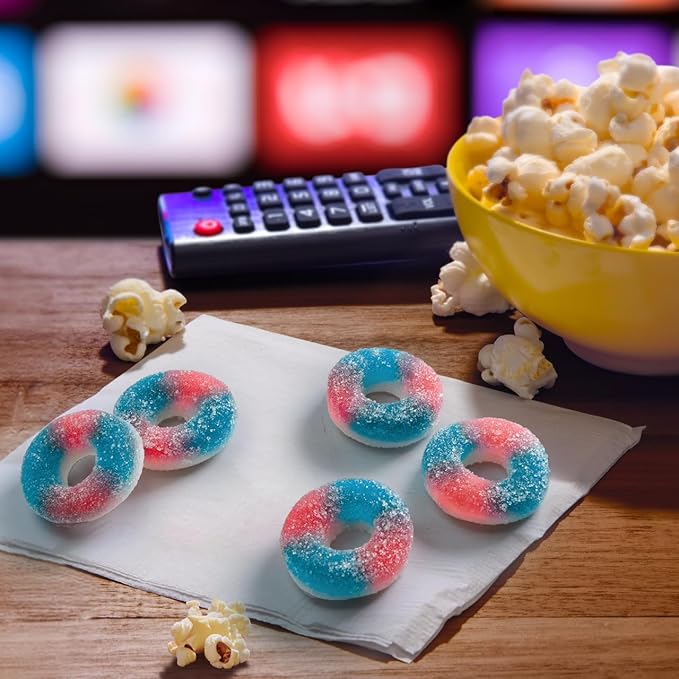 SweeTARTS Halos Gomitas Blue Punch y Strawberries and Cream 6 oz miniatura 6