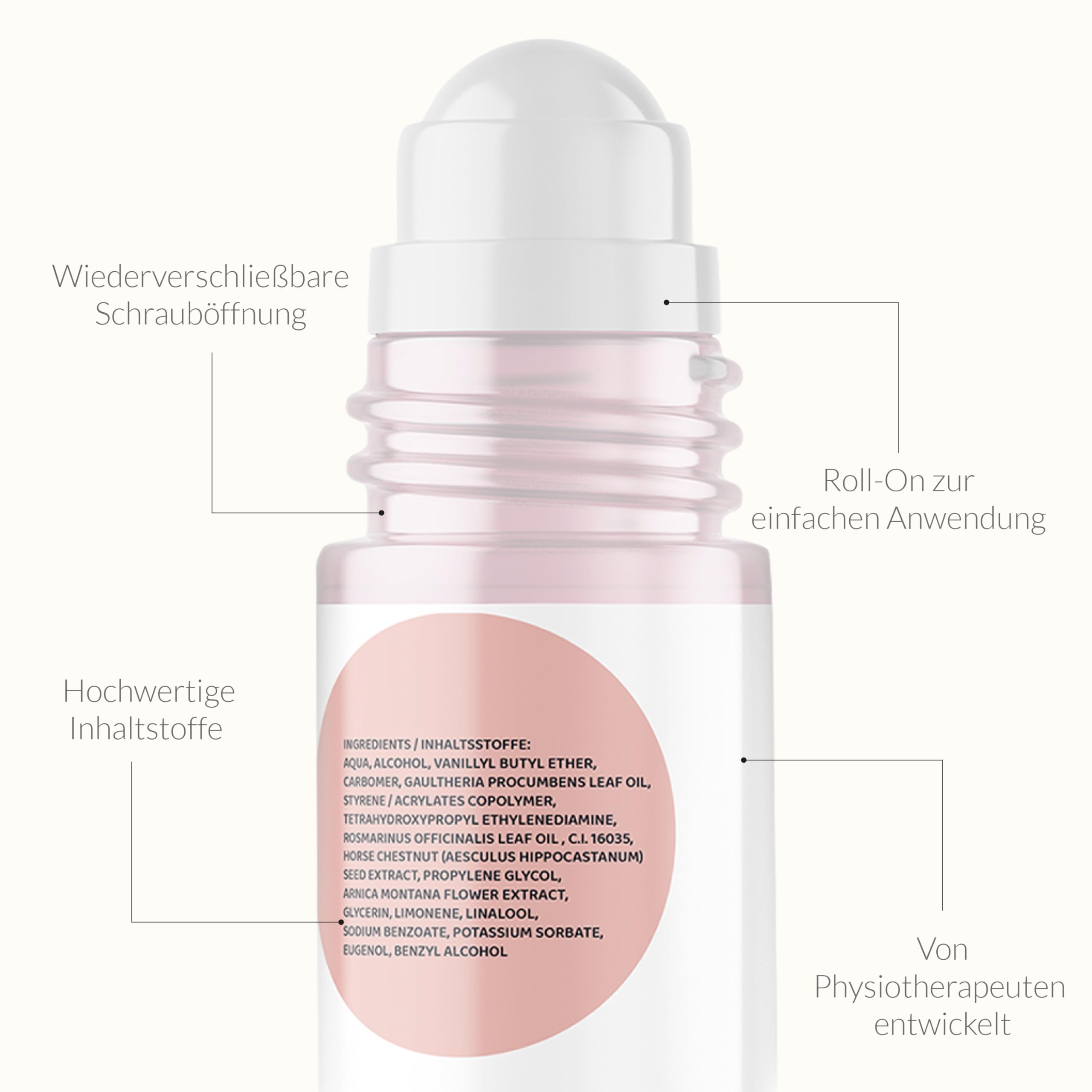 sapura health Wärmesalbe Roll-On extra stark – Wärmebalsam für Muskeln & Faszien – Massage Roll-On mit Arnika & HotFlux® – gegen Verspannungen, Muskelkater & Rückenschmerzen – 50 ml (2 Stück)
