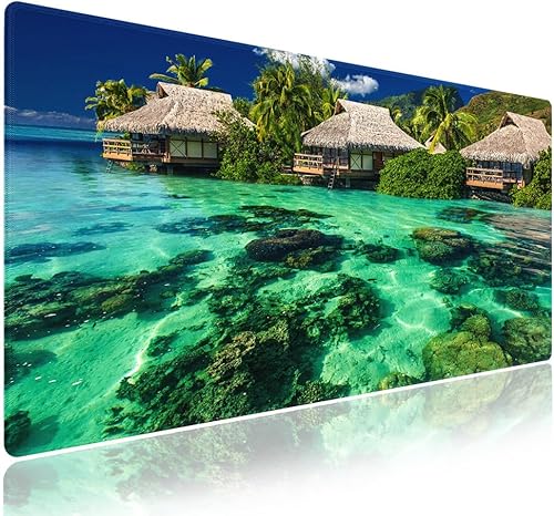 Miniatura 59 de Wknoon. Alfombrilla de ratón extragrande para juegos y oficina (31.5" x 11.8"), diseño de montaje de colección de cámaras retro, alfombrilla de