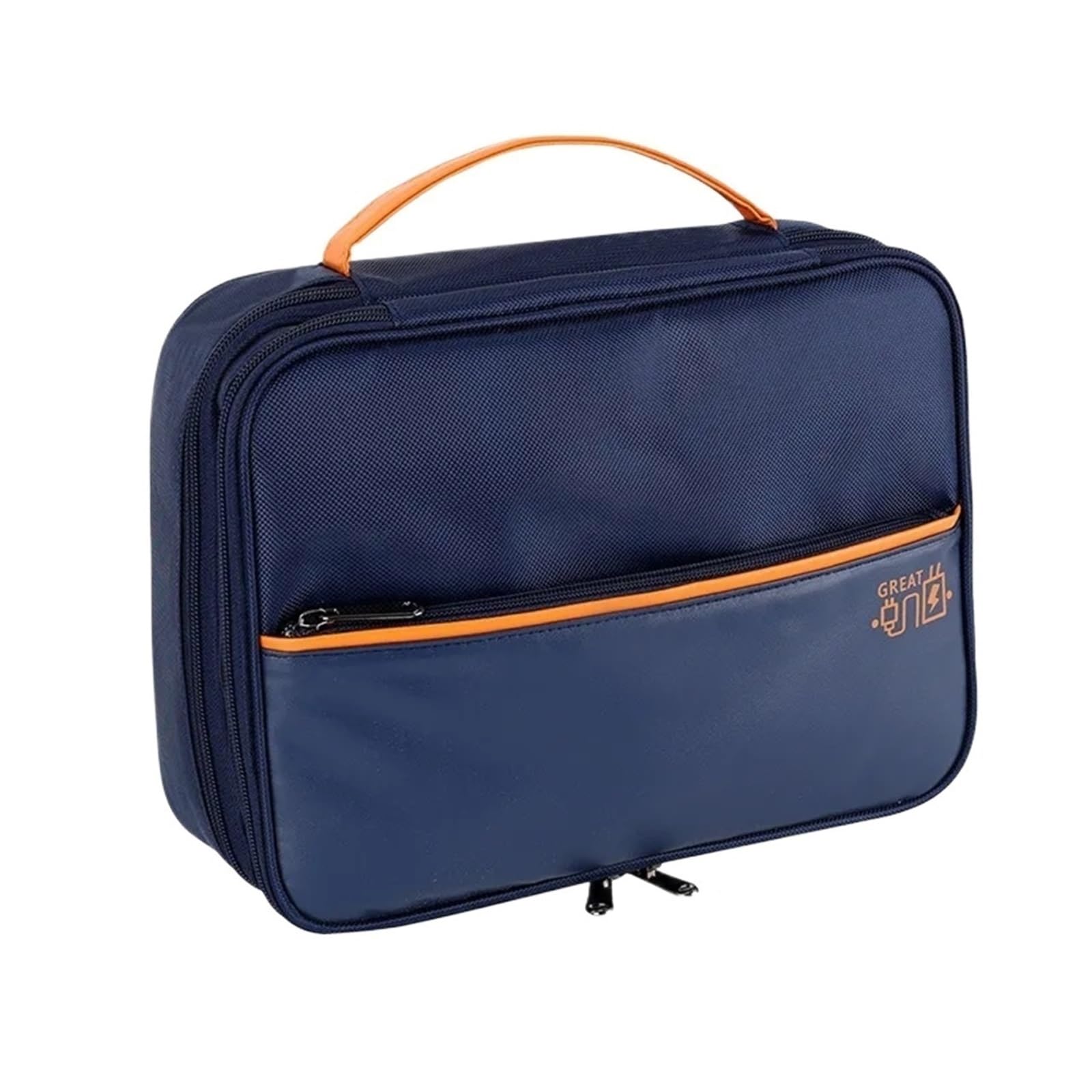 Sac Organisateur De CâBles Lot de 2 Housses Rangement Multifonctions Grande capacité for câbles données, Housse Protection for Disque Dur, boîtier Chargeur Multicouche pour CâBles(Color 3)