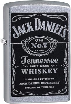 Personalized Zippo Jack Daniels Classic Windproof Lighter Free Engraving 24779 - Christmas, Halloween & Valentines Day Gift.