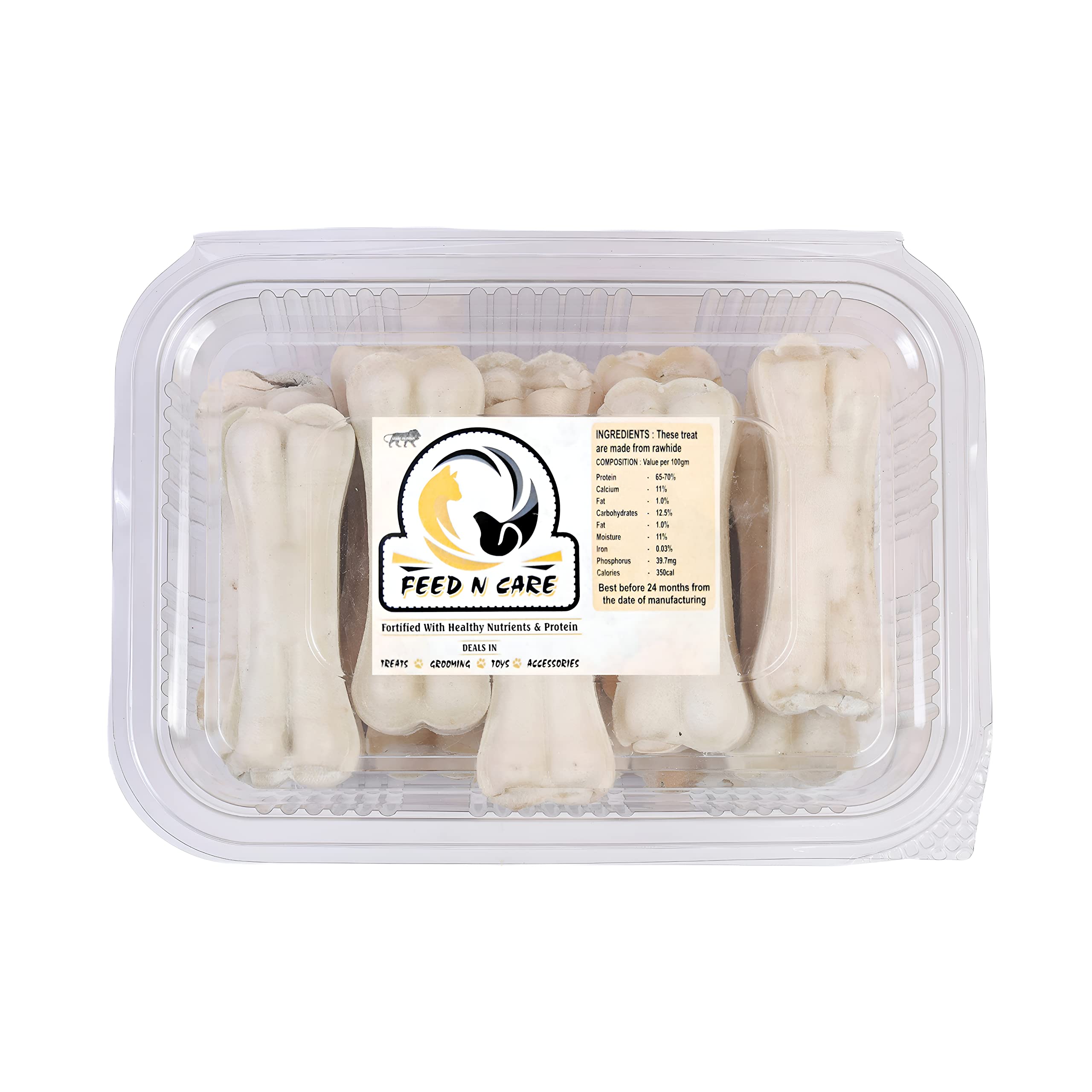 Feed N Care Rawhide Chicken Flavour Dog chew 3 Inch Bone for Small and Young Dogs of All Breeds Pack of 0.5 KG (B0CG4Q5984) Amazon Price History, Amazon Price Tracker