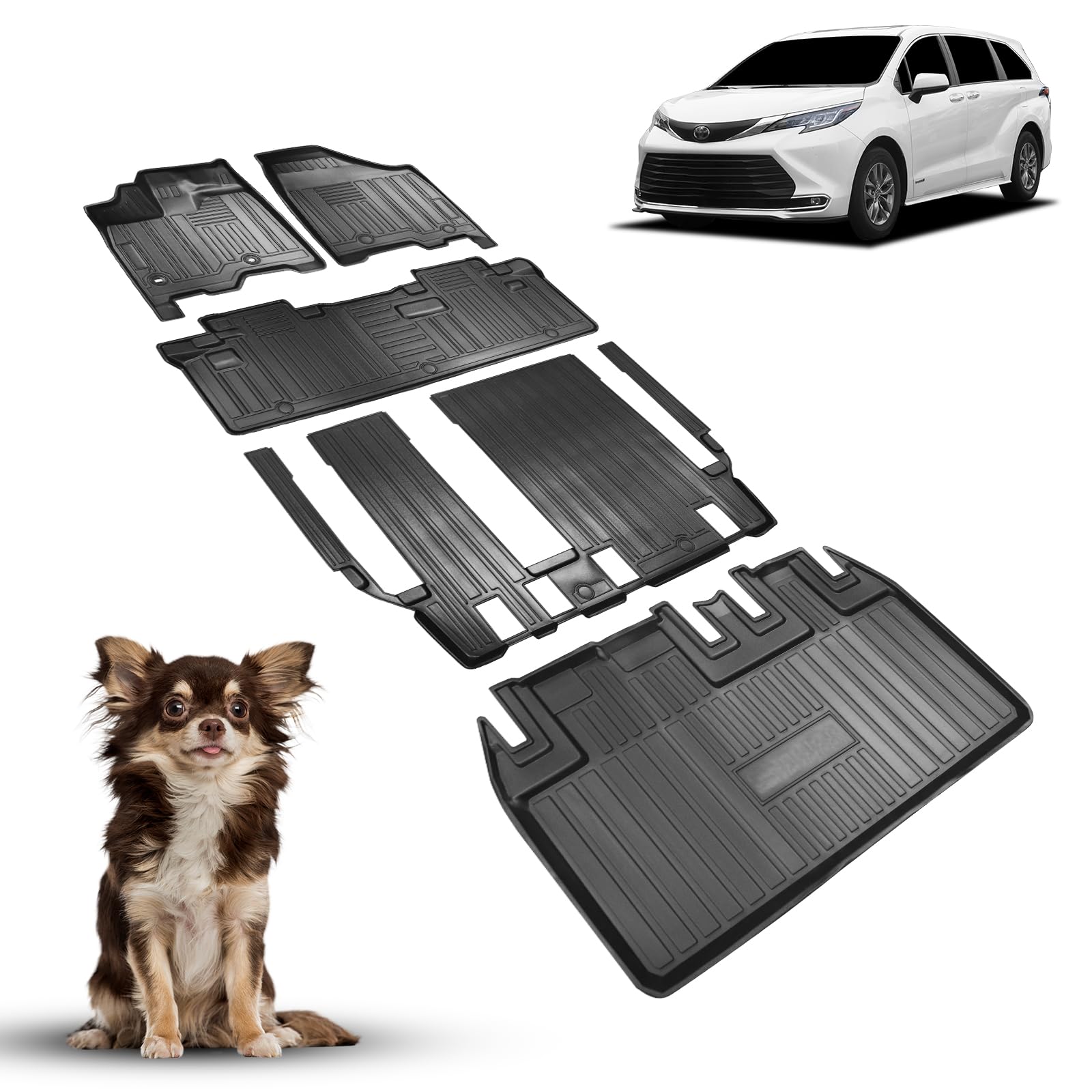 車のトランクハンドル Compatible With For Sienna Base LE SE 2011 2012 2013 20 Floor Mats Rear Cargo Liner Trunk Mats fit for 2011-2020 Toyota SIENNA |  eBay 