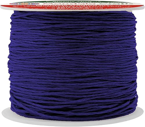 Vista 46 de Mandala Crafts Cordón encerado rosa intenso de 0.079 in para hacer joyas, 109 yardas, cuerda de algodón encerado rosa intenso para joyería, pulsera