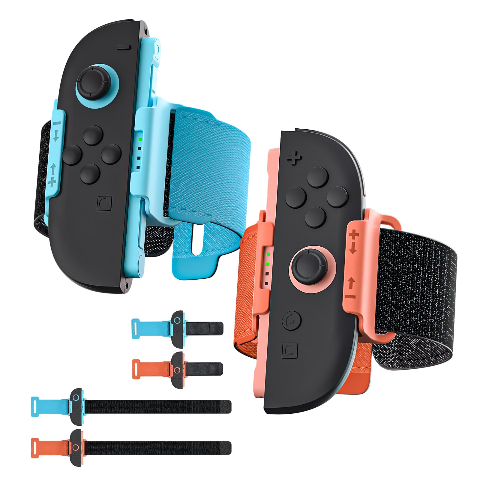 ｎ*ｊ様 Nintendo Switch Switch 2 Wrist Straps and Leg Straps, 4 Pack Adjustable Bands for