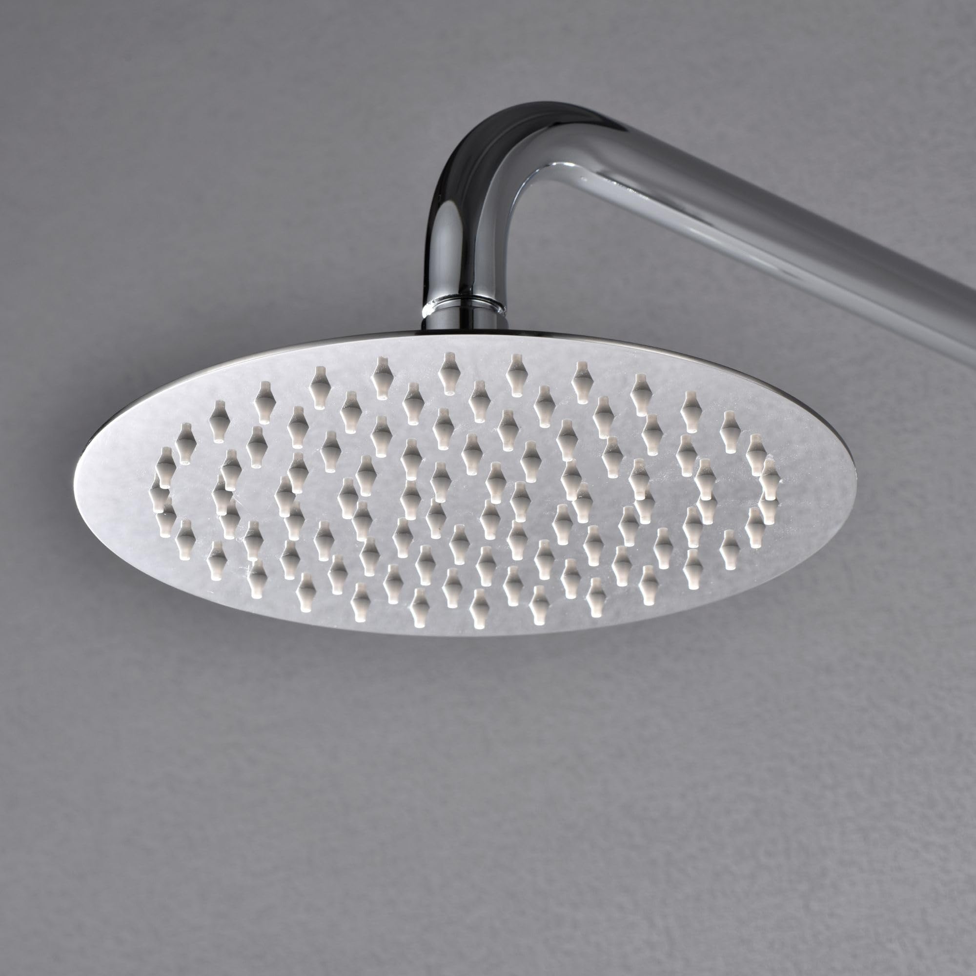 IMEX - Ducha Empotrada Monomando Cromada | Conjunto de Grifería Empotrado con Rociador Antical Efecto Lluvia | Columna Ducha Empotrada con Grifo en Latón y Acero Inox S.304 (SIN ALCACHOFA)