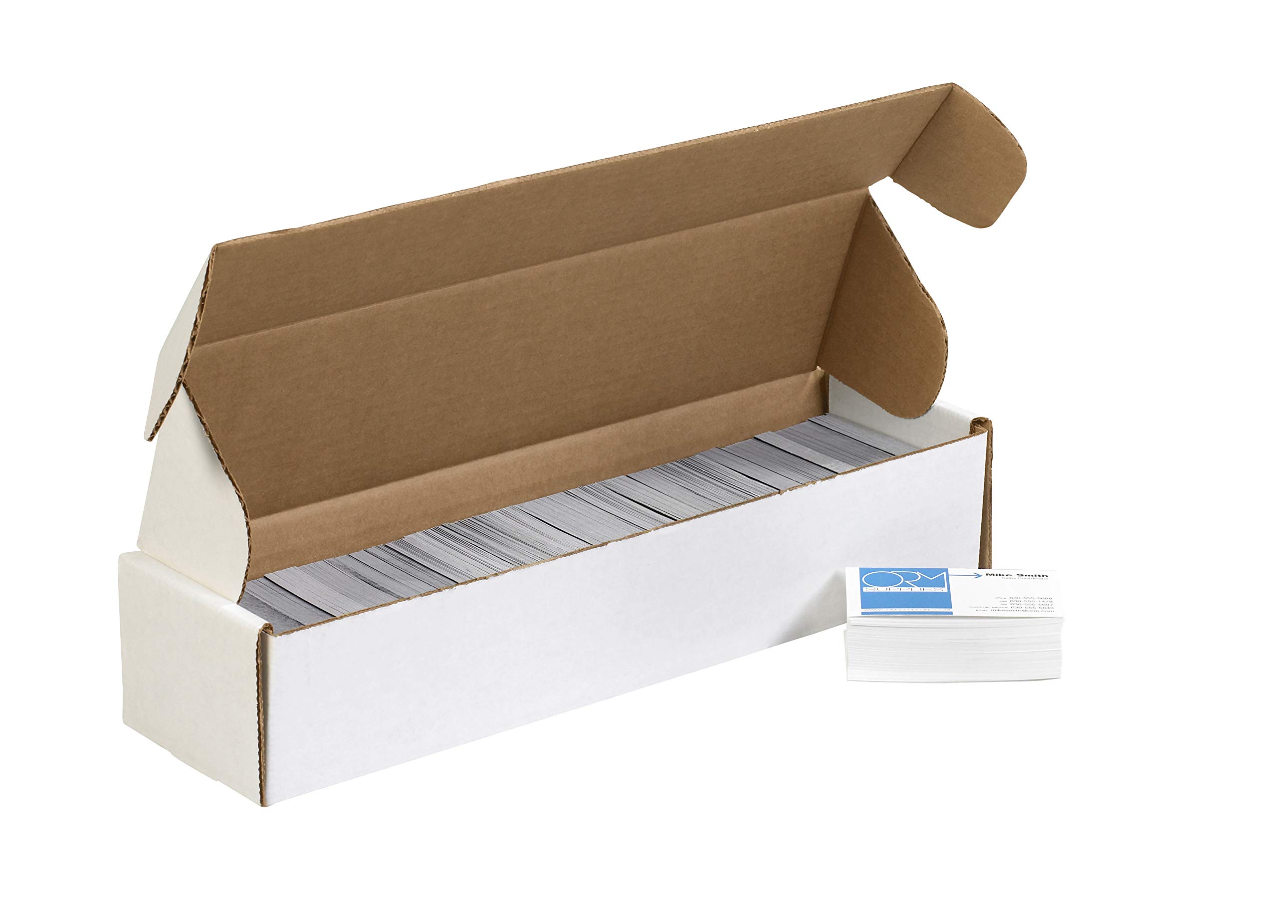 Produktbild von 9 X 9 X 3 Zoll Weiße Literatur-Versandboxen – 50 Stück, ECT-32B, Stabiler Karton