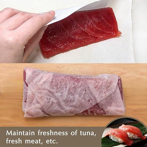Miniatura 6 de Papel Magu Rollo de Pescado y Preservación de Carne Toallas de Papel Pescado Sashimi Papel