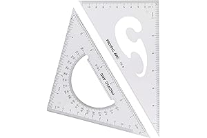 8-Inch 45 Degree Triangle Ruler