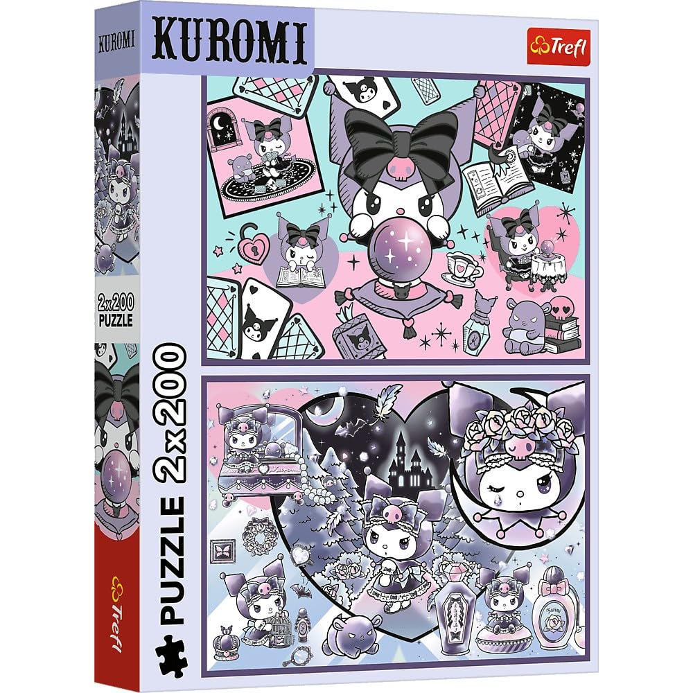 Trefl - Puzzles 2x200 Elements, Psoty Kuromi, Kuromi