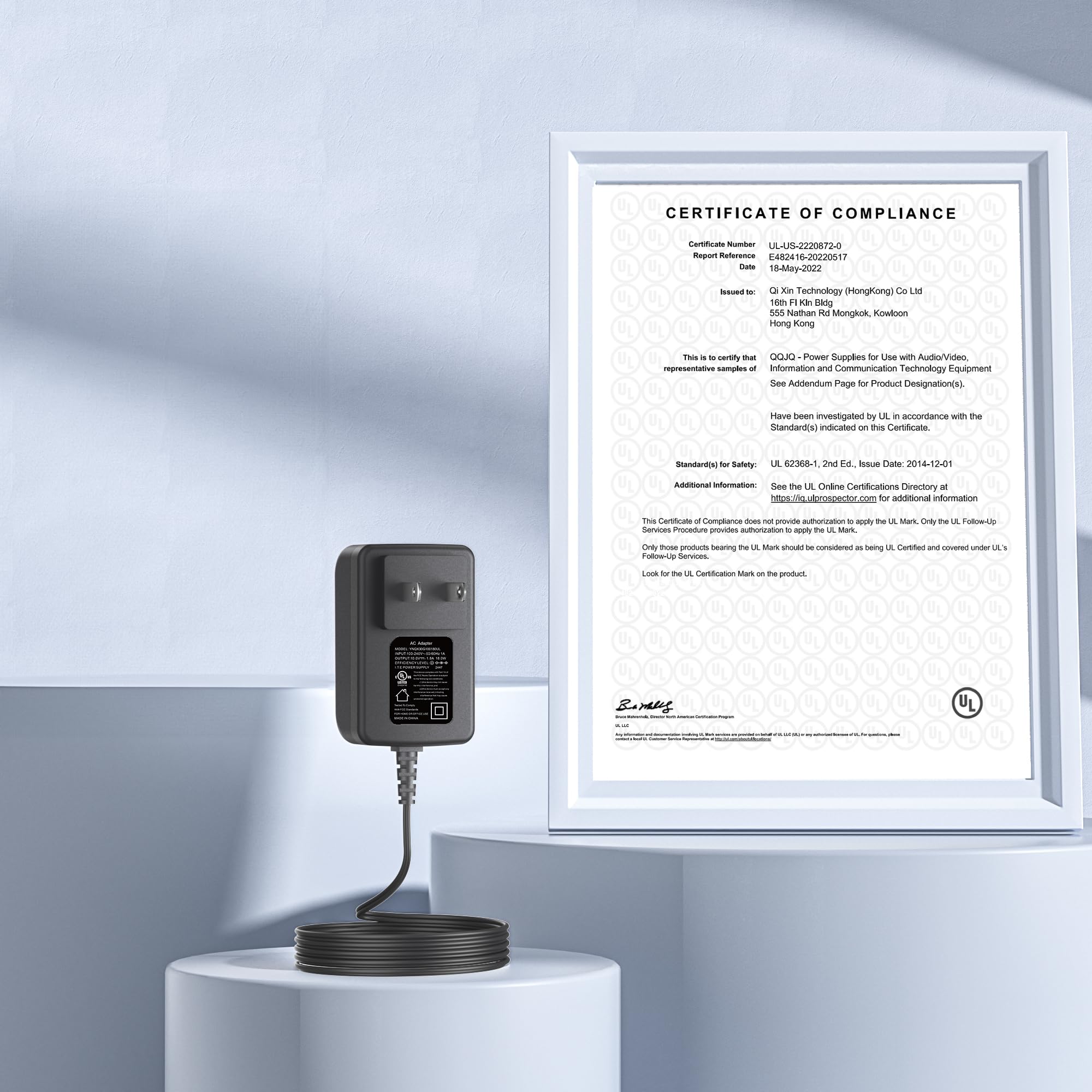 Fuente de alimentación de 10 V, 1,8 A, 1,5 A, 1 A, cargador de 10 voltios, 1800 mA, 18 W, conmutación regulada, adaptador de cable de CA a CC con 10 conectores de repuesto de 100 V a 240 V,