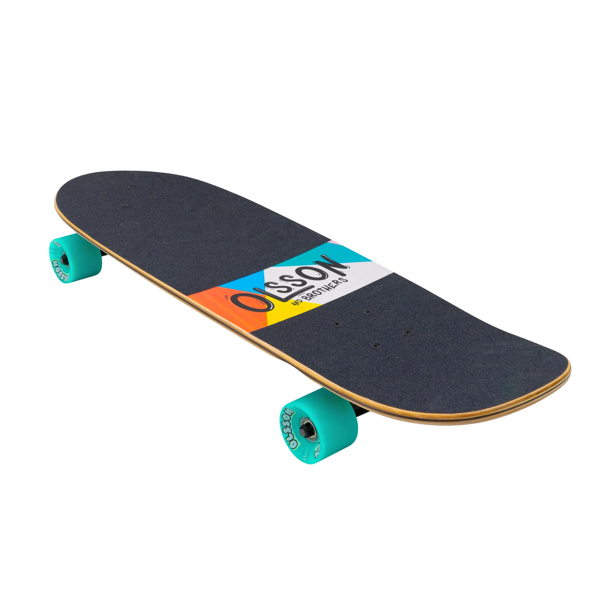 Cruisers OLSSON Skateboards -Ruedas Alto Rebote SHR 65MM, Tabla 30"-32", 7 láminas Arce Canadiense, Ejes xrkp 6,5", ABEC 7 monopatín Adolescentes niños Principiantes Profesionales