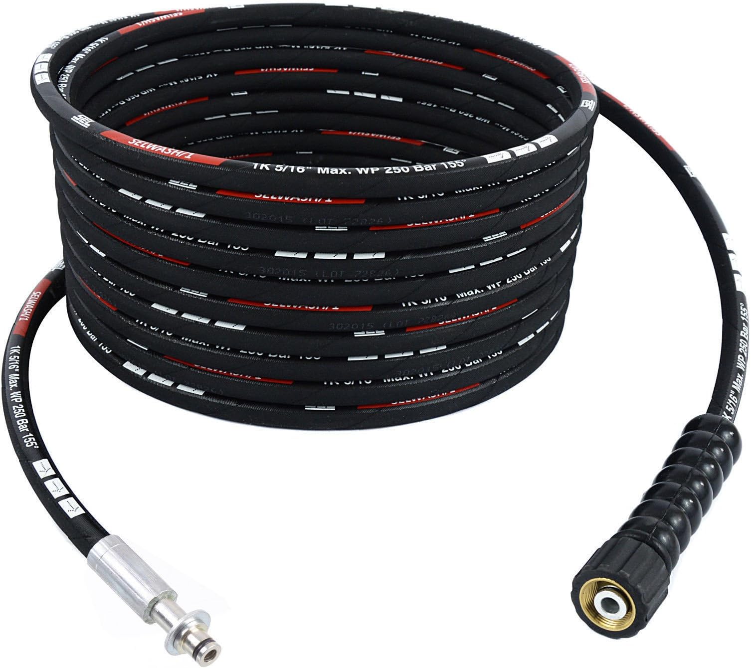 Tuyau De Nettoyage 20 M Pour Kärcher - Flexible Haute Pression Avec Buse, Neuf Techkar