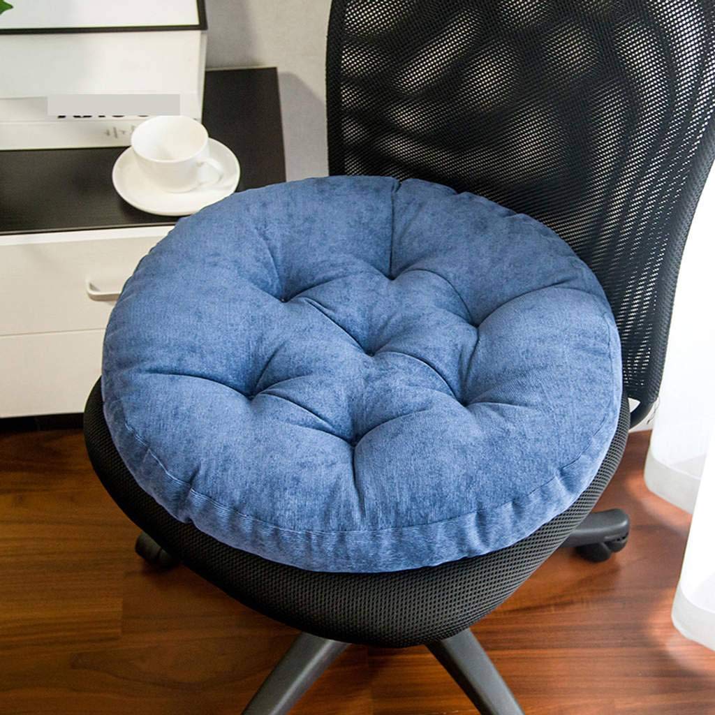 ILMF Soft Cushion, Thicken Breathable Corduroy Seat Cushion Comfort Portable Chair Pad Great for Office Chairs Bedroom Living Room-45x45x8cm(18x18x3inch) 1 Pack-to