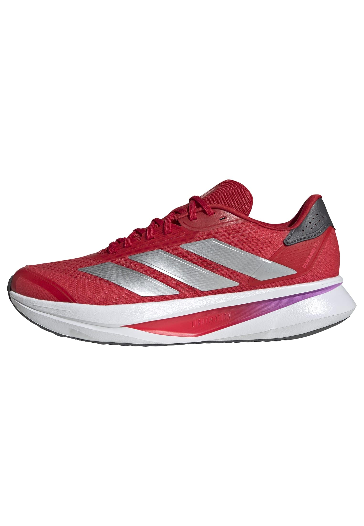 adidas Men's Duramo SL 2 Running Shoes, Better Scarlet/Silver Metallic/Grey Five, 13 UK