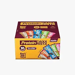 Banana Brasil - Barra de proteínas sabores sortidos - (12 Unidades com 30g)