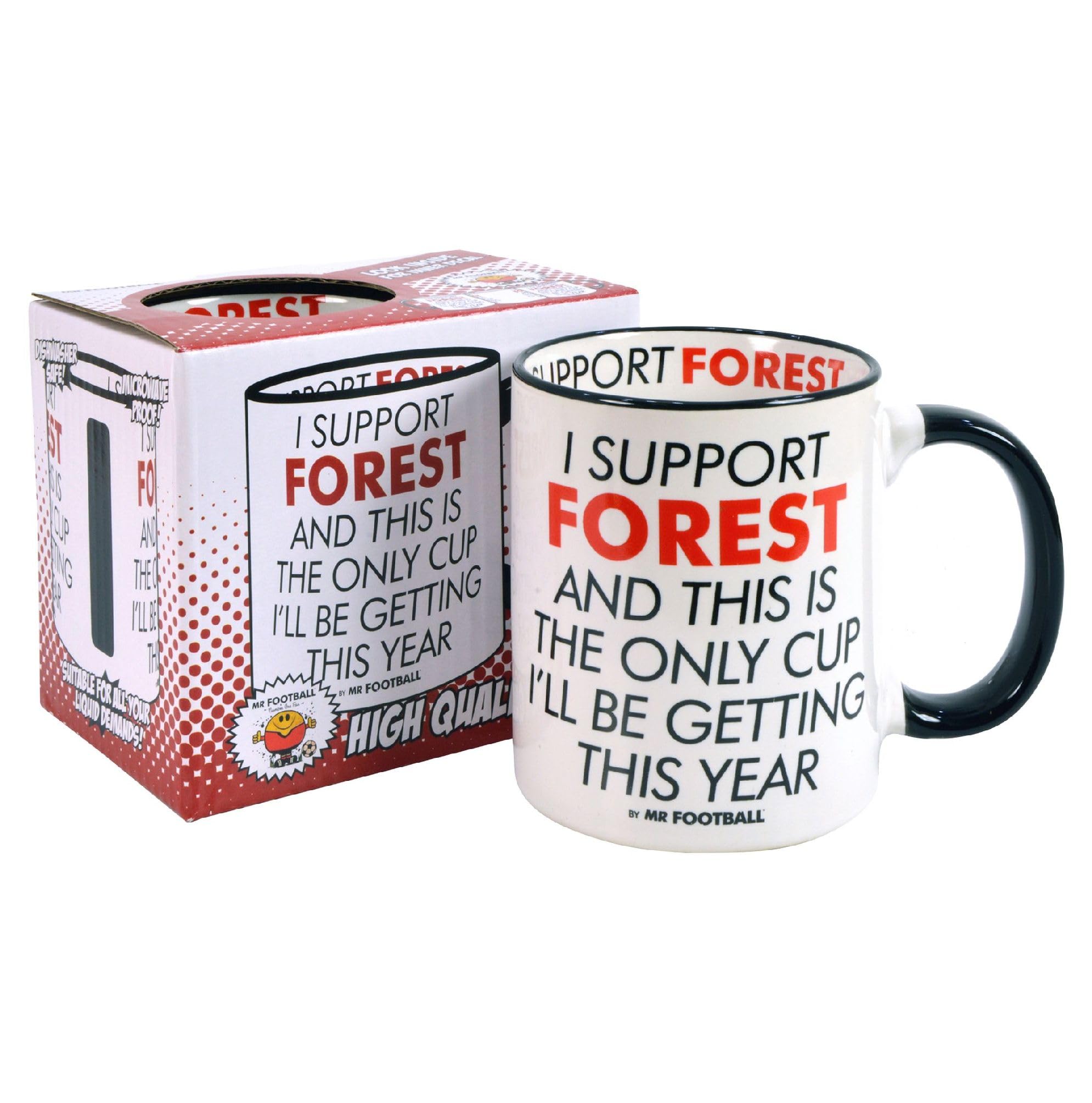 I Support Nottingham Forest -Gift Boxed Mug Present idea for Notts Fan Supporter โ image 1