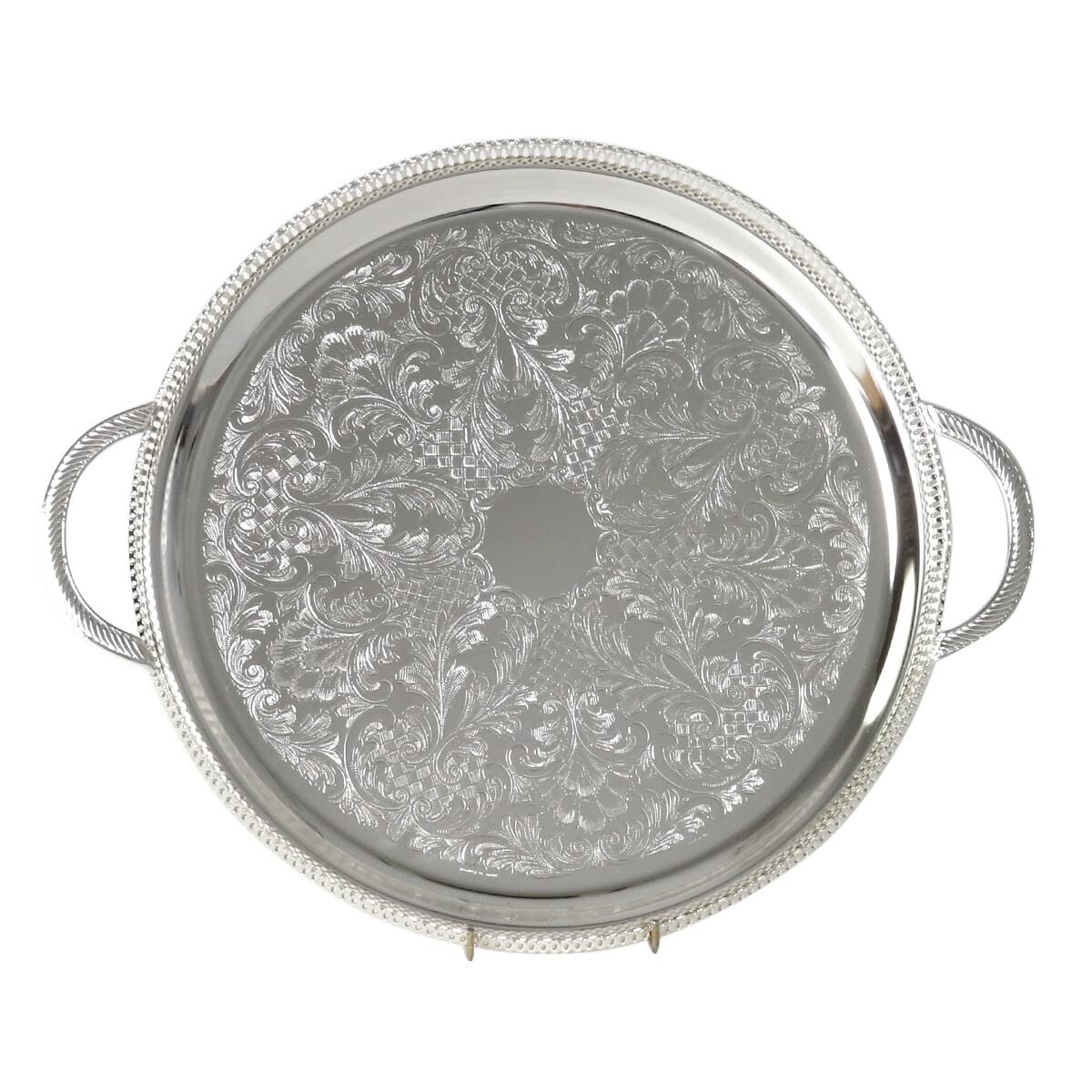 Amazon｜クイーンアン(QUEEN ANNE) ギャラリーラウンドトレイ ハンドル