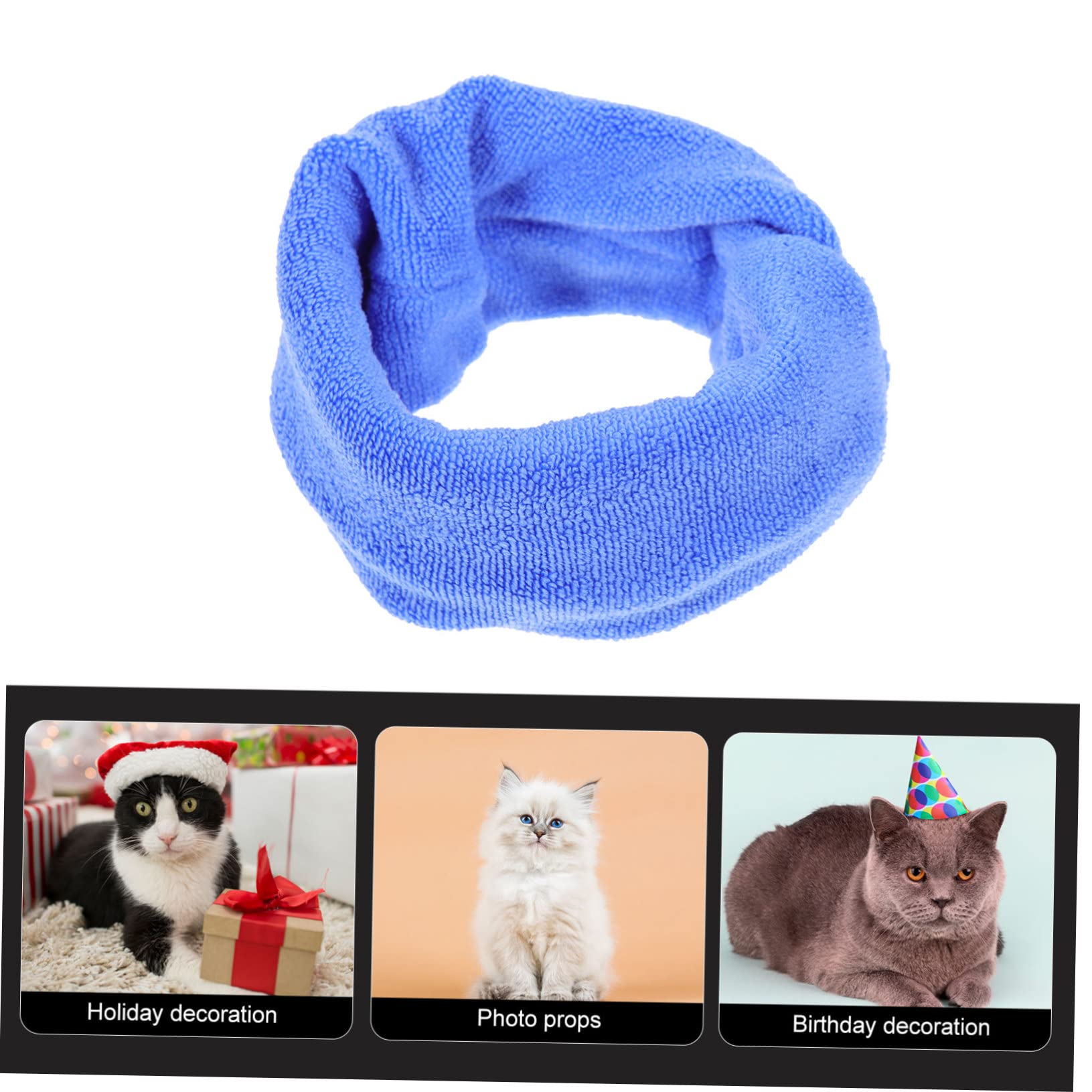 Beaupretty 4 Piezas Orejeras para Perros y Gatos Orejeras Elásticas para Perros Cómodas Orejeras para Cachorros Envoltura De Cabeza De Perro Mascota Gatos y Perros Multifunción Franela