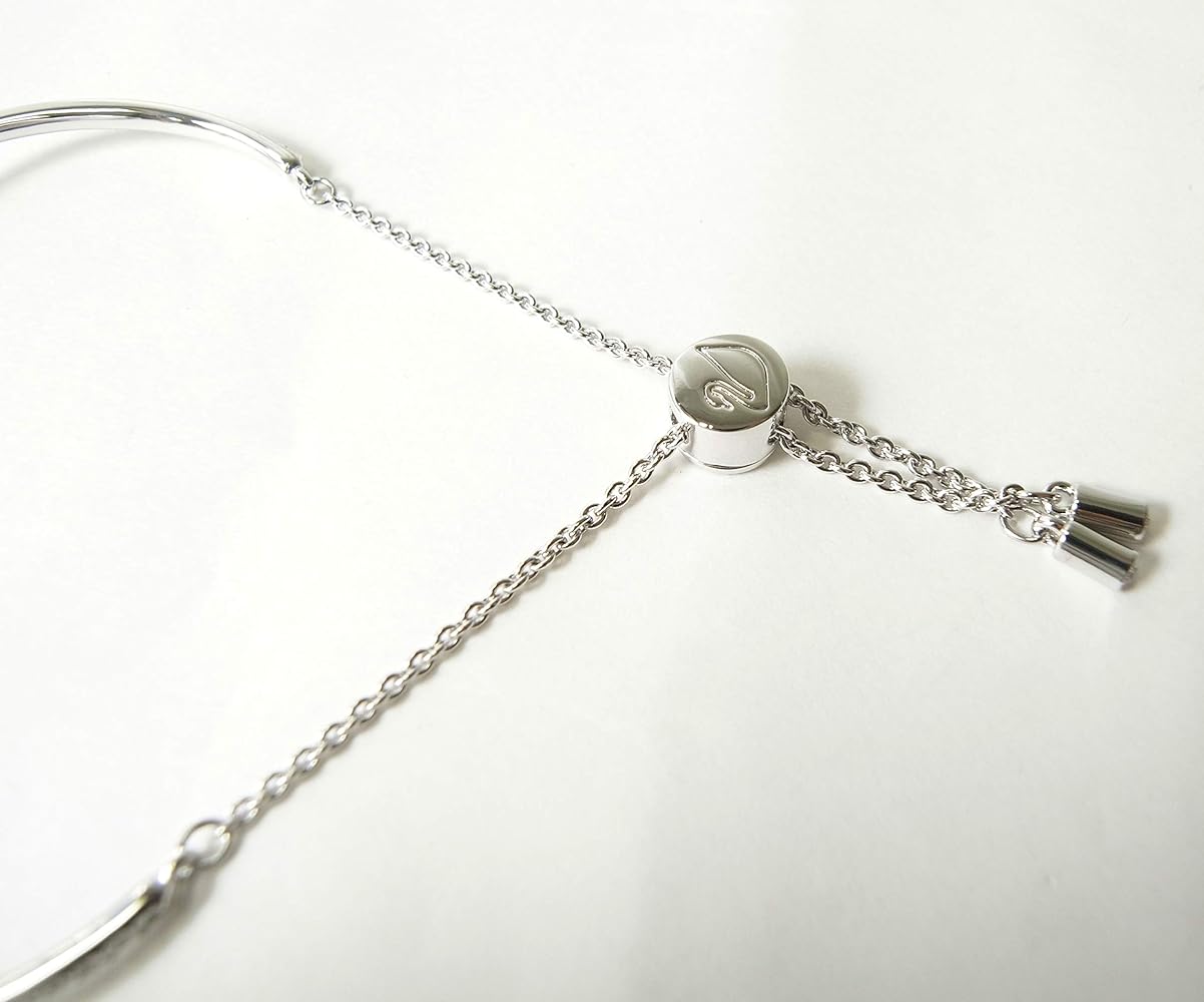 Amazon | [スワロフスキー] バングル ブレスレット レディース リボン