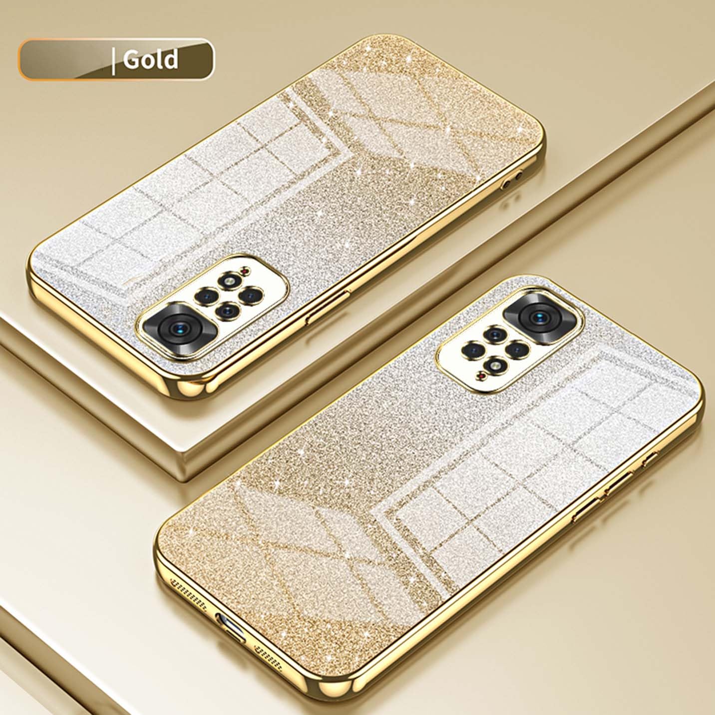 BORYA Silikon-Hülle Für Xiaomi Redmi 12 4G/5G – Glitzernd, Mit Diamant-Blumen-Design, Stoßfest & Dünn
