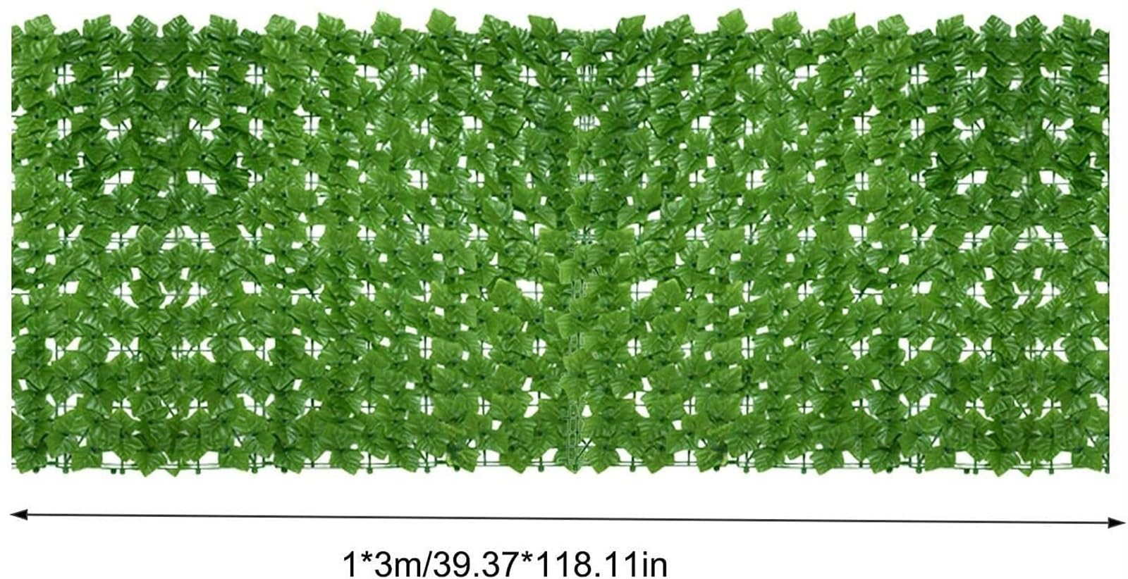 Odporne na warunki atmosferyczne sztuczne ogrodzenie żywopłotu 1 x 5 m / 1 x 10 m - odporna na promieniowanie UV zielona ochrona przed wzrokiem na balkon, taras, do ogrodu - trwała dekoracja