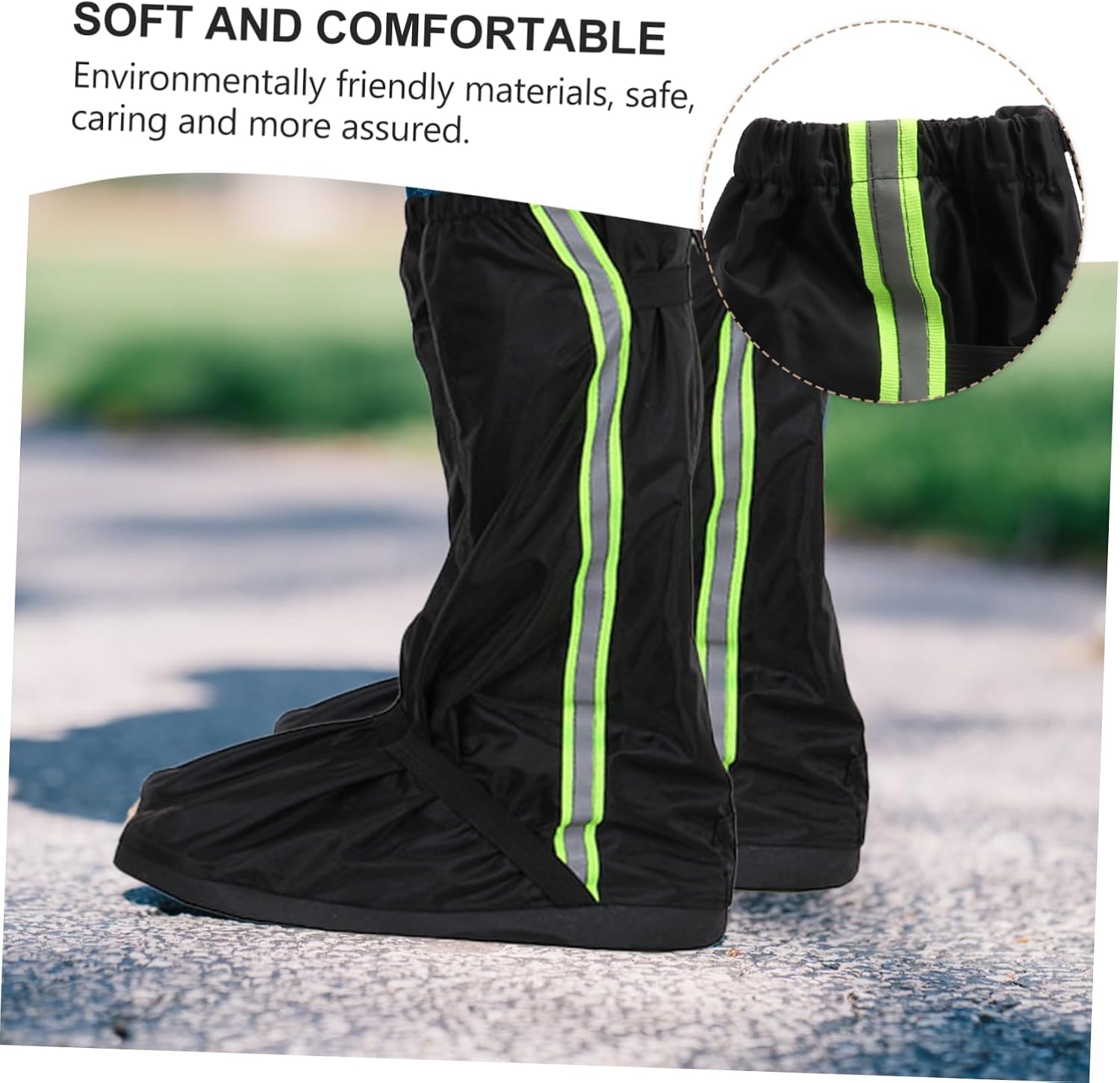 1pair Gaiters Outdoor Shoe Covers for Hiking Climbing and Fishing Comfortable from Rain and Unisex Design