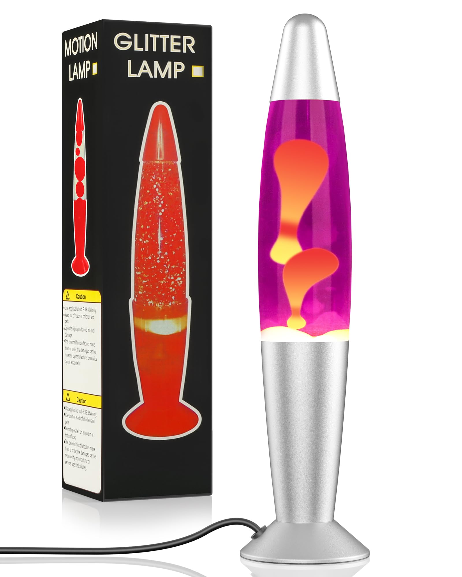 Lámpara de movimiento LED rosa para adultos y niños, lámparas de movimiento líquido con flujos de cera amarilla, lámpara de luz nocturna para el hogar, oficina, habitación, decoración de 8