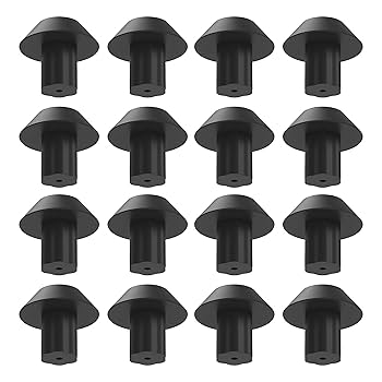 Ge Burner Grates 16 Pack WB2K101 Range Burner Grate Rubber Feet Kit Replacement For GE, Hotpoint, Kenmore 362. High Temp Resistant Silicone Rubber Bumper Pads Replace Part WB2K101, WB02K0101, 247410 Burner Grate Foot