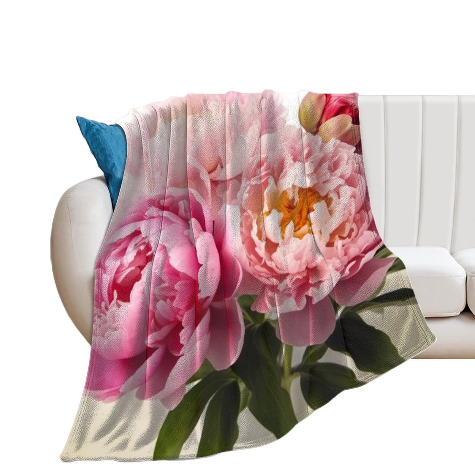 Couverture en flanelle chaude et légère, le plaid thermique idéal pour lit et sofa
