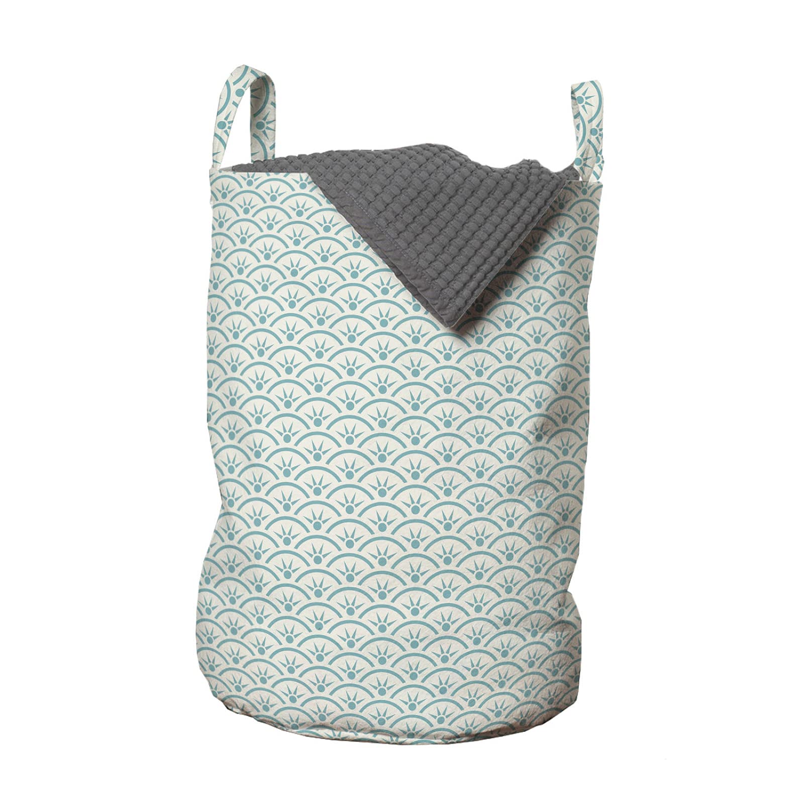 Swono Extra Großer Wäschesack Mit Kordelzug | 71x102 Cm, Aquarell-Blumenmuster, Aus Robustem Oxford-Stoff