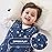 Mosebears Sleep Sack Baby Winter Wearable Blanket with 2-Way Zipper,2.5 TOG Cotton Sleep Sack Unisex(Navy Blue,12-18 Months)
