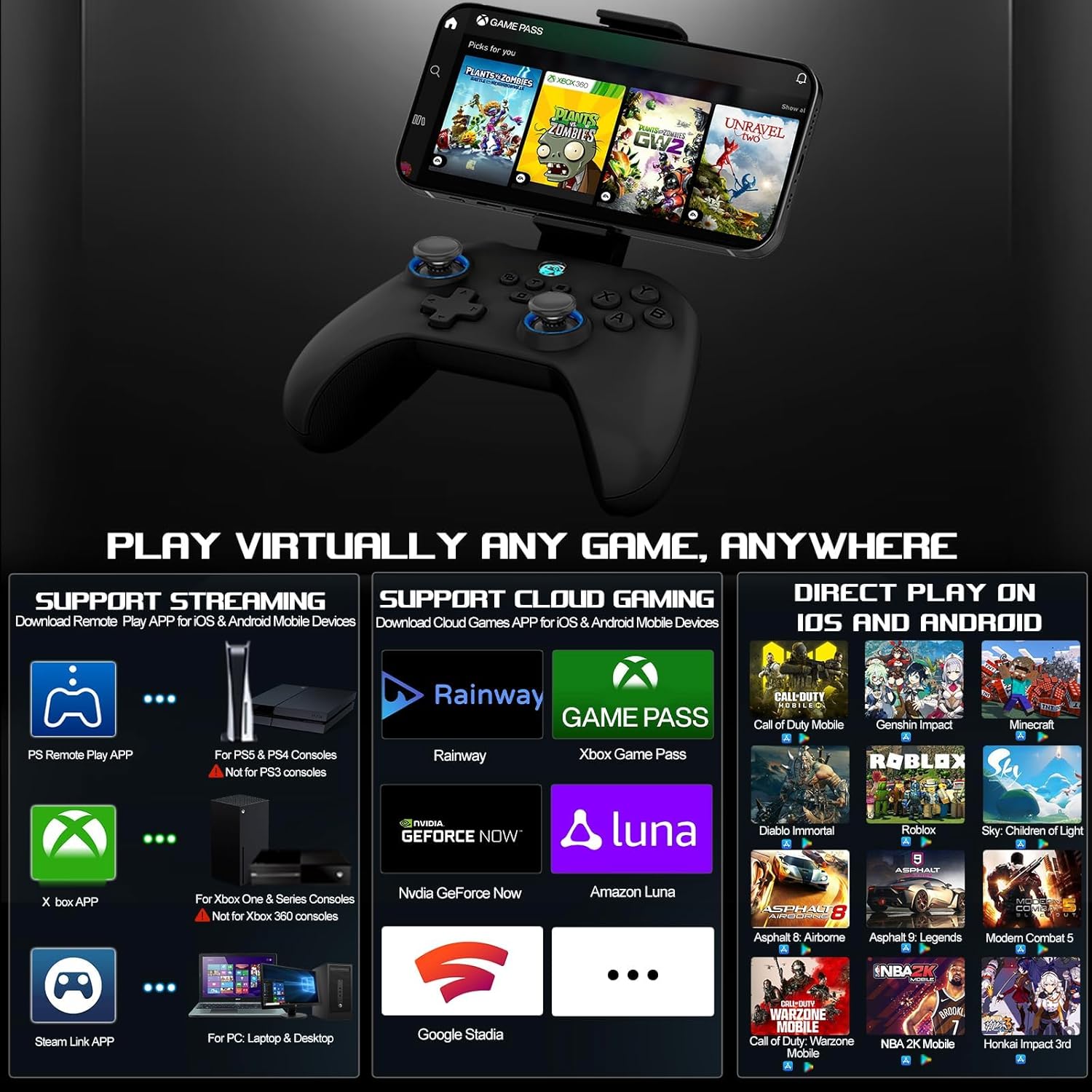 المتطور - Gamepad Controller for iPhone/iOS/Android/Switch/PS4... - view 6