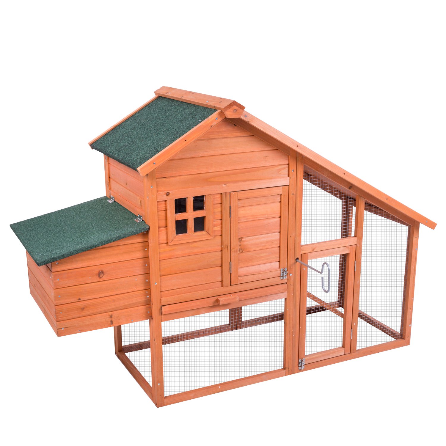 Kinpaw Chicken Coop 67” Hen House Outdoor Small Animal Cage with