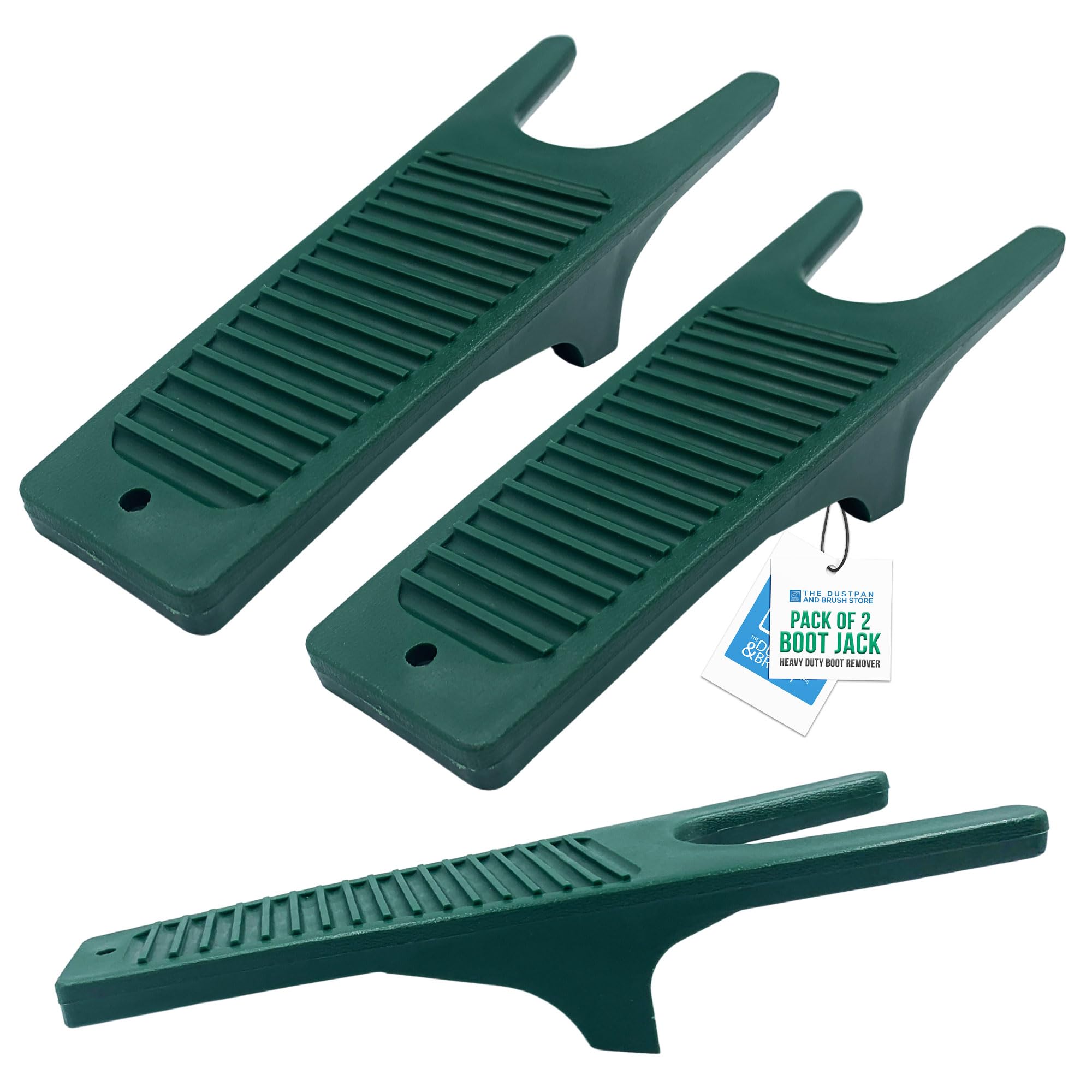 Boot Jack Welly Boot Remover − Durable and Weatherproof Boot Puller with Scraper, Ideal for Removing Wellingtons, Riding or Walking Boots, and Muddy Shoes Without Bending (Pack of 2)