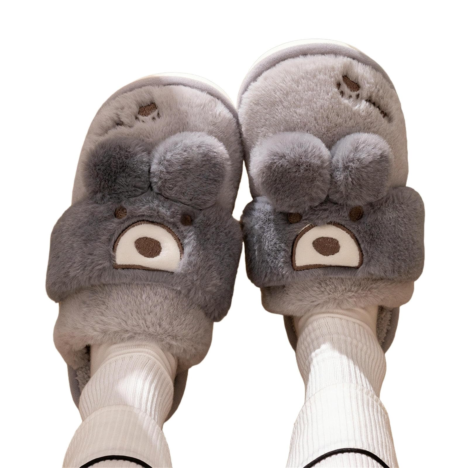 Pantofole Donna Calde Da In Cotone Per Interni Coppie Autunno E Inverno Uomo