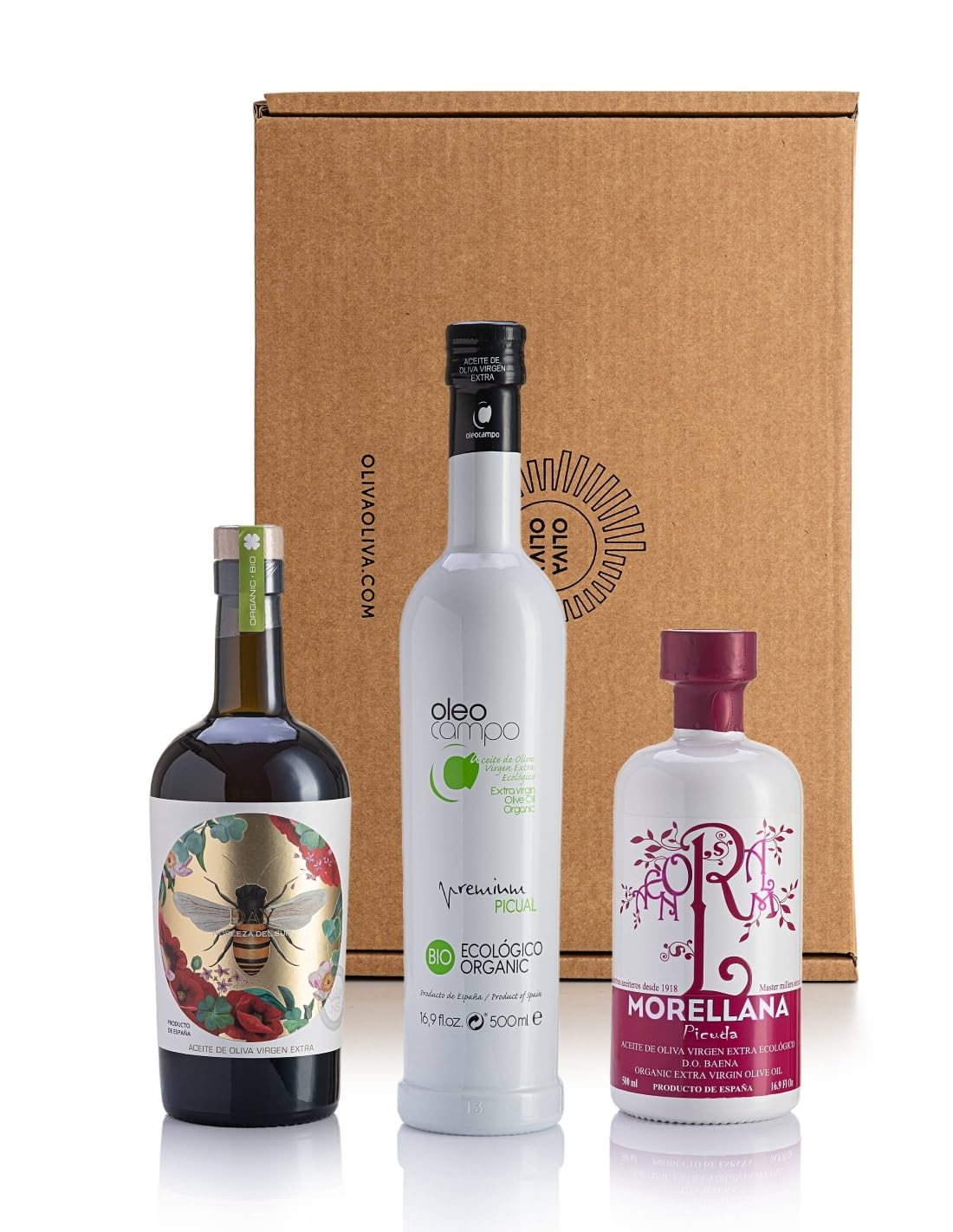 Mejores Aceites Virgen Extra Ecológicos del Mundo BIOL 2025 - Caja regalo 3x500 ml