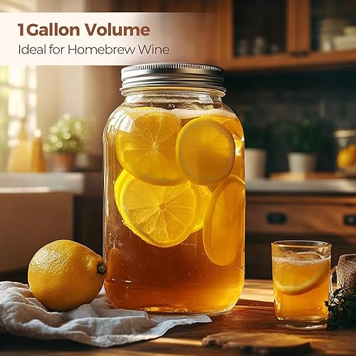 Miniatura 4 de ComSaf Tarros pequeños Mason de 8 onzas paquete de 8 tarro de boca regular con tapas y bandas de sellado tarro de conservas de vidrio de media pinta