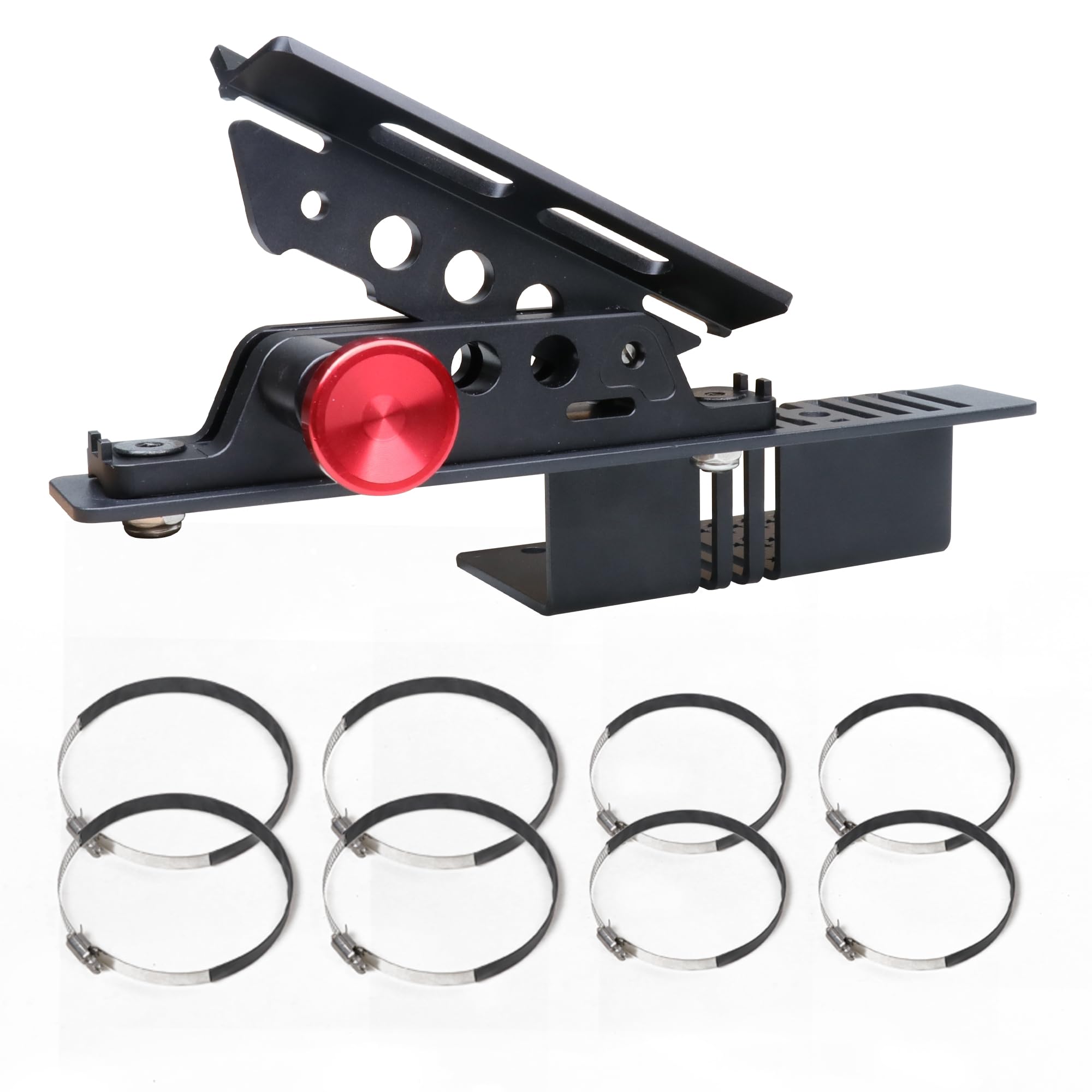 Fire Extinguisher Mount for f150 2021-2024 Adjustable Aluminum Roll Bar Car Fire Extinguisher Bracket Holder for Vehicle, Quick Release