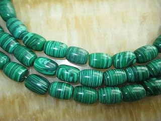 Nouvelle Perle en Malachite Verte 12 x 16 mm, 38 cm, ##KH097