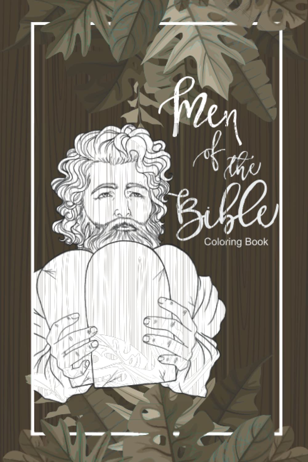 Personal Size Men of the Bible Coloring Book: 30 Key Men of the Bible to Study and Color Including Verse References