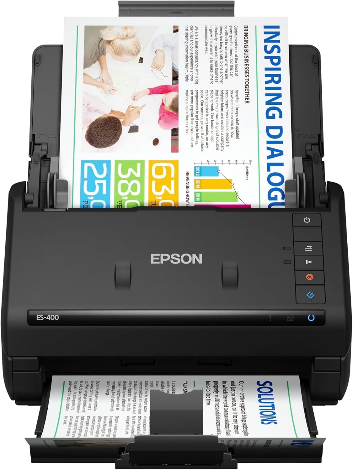 Epson WorkForce ES-400 Color Duplex Document Scanner for PC and Mac, Auto Document Feeder (ADF) Epson WorkForce ES-400 Color Duplex Document Scanner for PC and Mac, Auto Document Feeder (ADF)