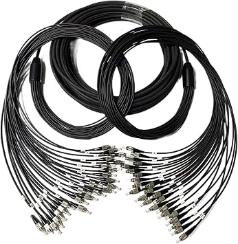 24 core Armored Fiber Optic Patch Cord LC SC FC A ST TPU - Outdoor Waterproof Patch Cord for FTTH20m TPU FC-FC
